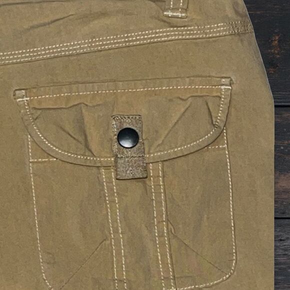 Kühl Women’s Vintage PatinaDye Tan Bermuda Cargo Hiking Shorts Size 6  #48 - Picture 5 of 9